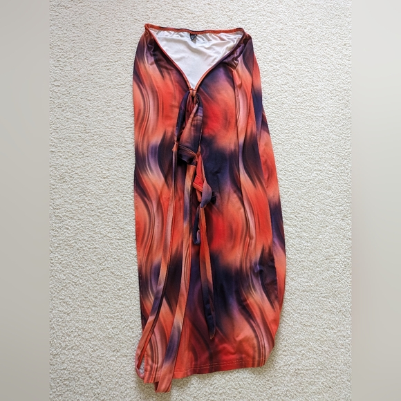 Shein Purple and Orange Sundress - Picture 5 of 6